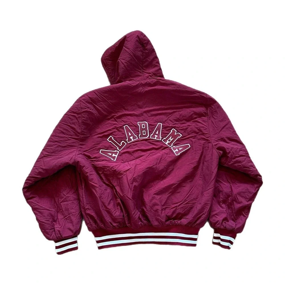 Vintage Alabama Jacket Mens L Crimson Tide Gem‎ Sportswear 90s 80s Puffer